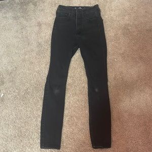 black hollister jeans